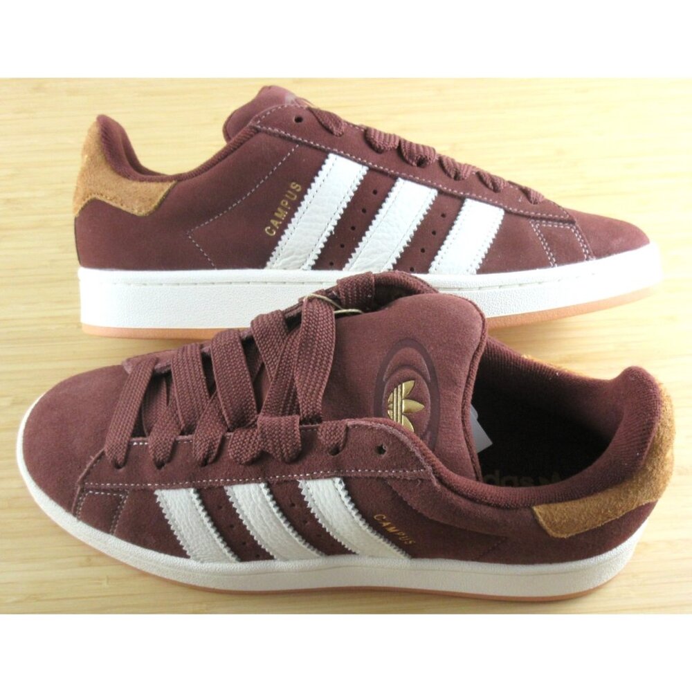 Adidas Men's Campus 00s Suede Shoes Fox Brown White Orange Sizes NIB JS3785 - Picture 6 of 6